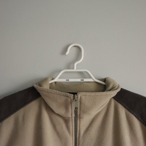 Columbia Men's Sz XL Tan Steens Mountain Sleeveless Full Zip Fleece Vest - Picture 4 of 11